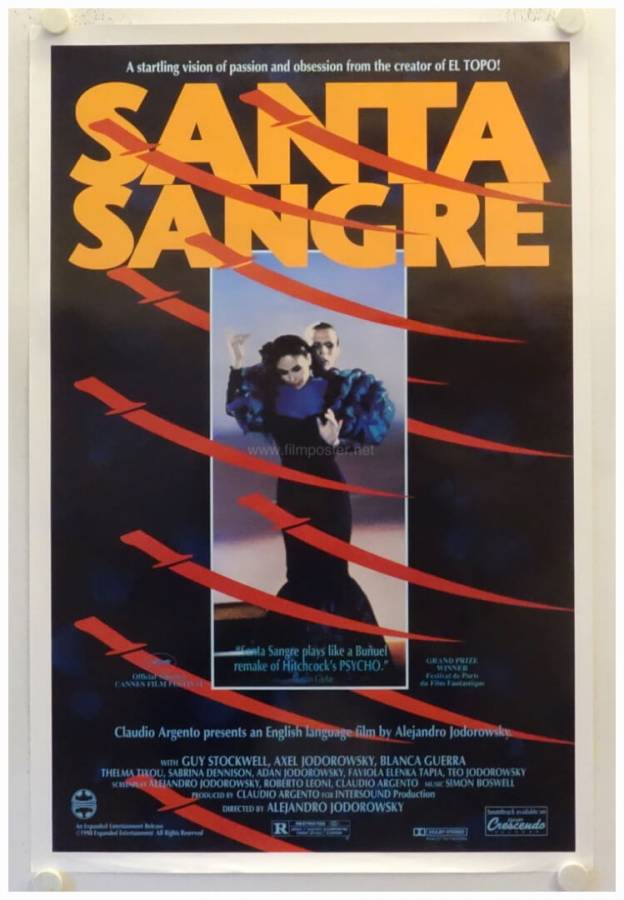 Santa Sangre original release US Onesheet movie poster